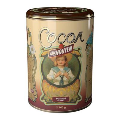 Van Houten - Cocaopoeder in nostalgisch geel blik - 460g