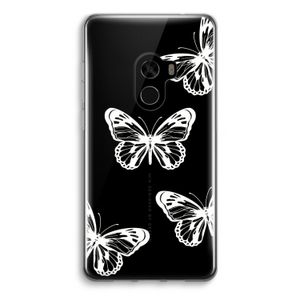 White butterfly: Xiaomi Mi Mix 2 Transparant Hoesje