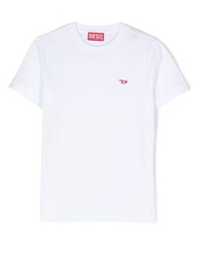 Diesel Kids t-shirt à logo brodé - Blanc