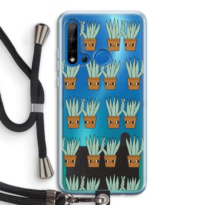 Sansevieria: Huawei P20 Lite (2019) Transparant Hoesje met koord