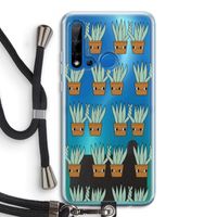 Sansevieria: Huawei P20 Lite (2019) Transparant Hoesje met koord