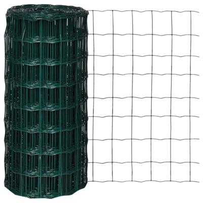 Euro hek 25x0,8 m staal groen