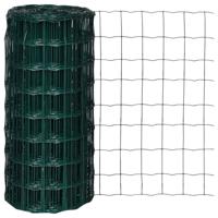 Euro hek 25x0,8 m staal groen