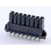 Molex 447691601 Male header, inbouw (standaard) Totaal aantal polen: 16 Inhoud: 1 stuk(s) Tray