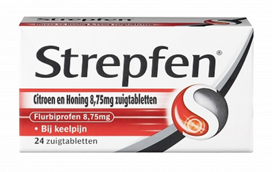 Strepfen Citroen & Honing Zuigtabletten
