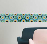 Decoratieve tegel mozaïk sticker - thumbnail