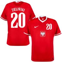 Polen Shirt Uit 2020-2021 + Zielinski 20 - thumbnail
