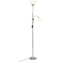 Brilliant Vloerlamp Spari Led 2-lichts 180cm metaalgrijs met wit G98811/05