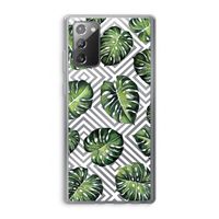 Geometrische jungle: Samsung Galaxy Note 20 / Note 20 5G Transparant Hoesje