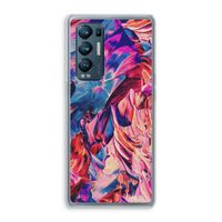 Pink Orchard: Oppo Find X3 Neo Transparant Hoesje