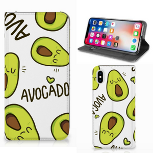 Apple iPhone Xs Max Magnet Case Avocado Singing