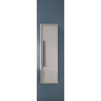Adema Prime Essential Hoge Kast - 120x34.5x28.2cm - 1 deur - mat greige (grijs) - MDF AQUA_HIGH_CABINET_Griggio