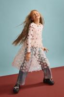 Jurk met vlinderapplicaties - WHITE - M