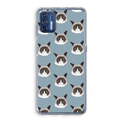 It's a Purrr Case: Motorola Moto G9 Plus Transparant Hoesje