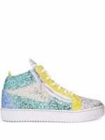 Giuseppe Zanotti baskets montantes Kriss à paillettes - Multicolore