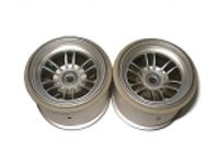 Ft01 precision wheel set (silver/rear/2pcs)