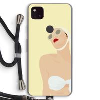 Summer: Pixel 4a 5G Transparant Hoesje met koord