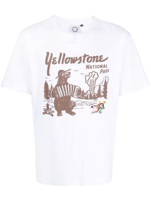 CARNE BOLLENTE t-shirt en coton à imprimé graphique - Blanc