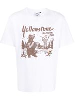 CARNE BOLLENTE t-shirt en coton à imprimé graphique - Blanc