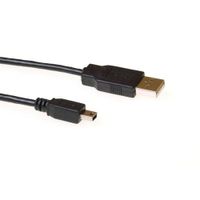 ACT SB2413 USB 2.0 A Male/USB Mini B5 Male - 3 meter