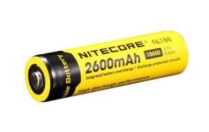NiteCore NL1826 Speciale oplaadbare batterij 18650 Li-ion 3.7 V 2600 mAh