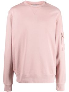 Herno sweat en coton à poches plaquées - Rose