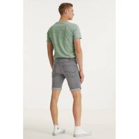 JACK & JONES JEANS INTELLIGENCE regular fit jeans short Rick grey denim - thumbnail