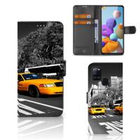 Samsung Galaxy A21s | Flip Cover | New York Taxi