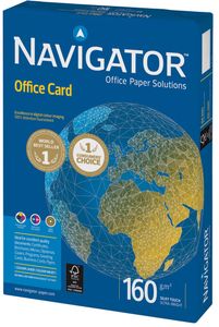 Navigator Office Card papier voor inkjetprinter A4 (210x297 mm) 250 vel Wit