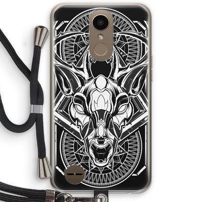 Oh Deer: LG K10 (2017) Transparant Hoesje met koord