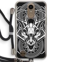 Oh Deer: LG K10 (2017) Transparant Hoesje met koord