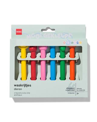 HEMA Waskrijtjes Dier - 6 Stuks