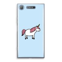 Eenhoorn: Sony Xperia XZ1 Transparant Hoesje