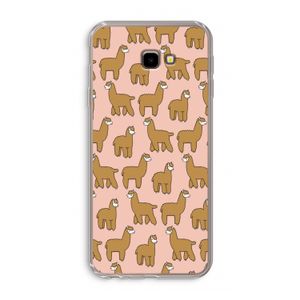 Alpacas: Samsung Galaxy J4 Plus Transparant Hoesje