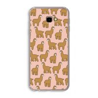 Alpacas: Samsung Galaxy J4 Plus Transparant Hoesje Alpacas: Samsung Galaxy J4 Plus Transparant Hoesje