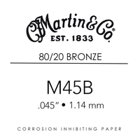 Martin M45B Losse Snaar .045 - 80/20 Brons voor Akoestische Gitaar OP=OP