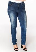 Yoek Washed denim jeans 5p | Donker Blauw | Maat 42