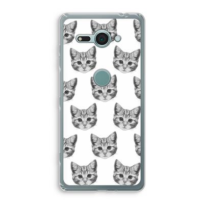 Kitten: Sony Xperia XZ2 Compact Transparant Hoesje