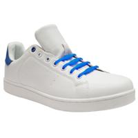 Shoeps XL elastische veters - 8x - blauw - voor sneakers/gympen/sportschoenen