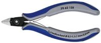 Knipex precisie elektronica-zijsnijtang gebruineerd met meer-componentengrepen 125 mm - 7962125