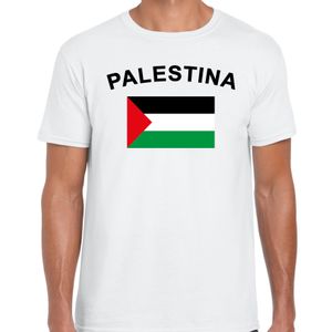 Palestina t-shirt met vlag 2XL  -