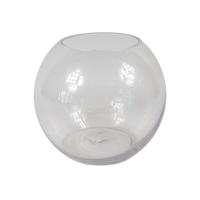 Diversen Vaas glas rond 17,5 cm