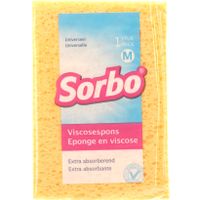 1x Viscose sponzen/schoonmaaksponzen 14 cm - thumbnail