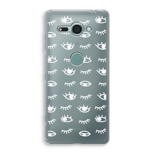 Eye pattern #3: Sony Xperia XZ2 Compact Transparant Hoesje