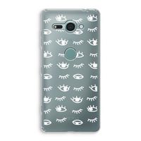 Eye pattern #3: Sony Xperia XZ2 Compact Transparant Hoesje