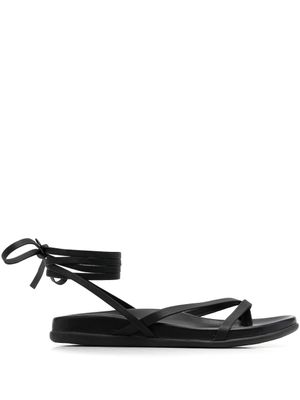 Ancient Greek Sandals sandales Glykeria en cuir - Noir