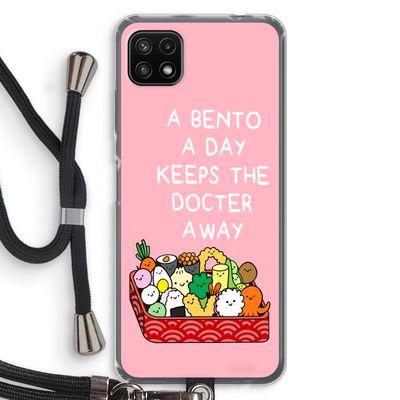 Bento a day: Samsung Galaxy A22 5G Transparant Hoesje met koord