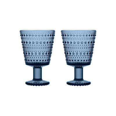 Iittala Glazen Kastehelmi Regenblauw 260 ml - 2 Stuks