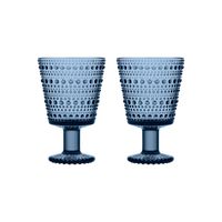 Iittala Glazen Kastehelmi Regenblauw 260 ml - 2 Stuks - thumbnail