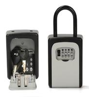 Safty sleutel Lock box combinatie draagbare aluminium legering sleutel safe box beveiligingssleutel houder beveiligde doos